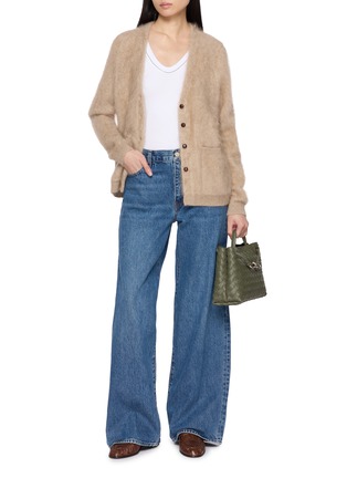 模特儿示范图 - 点击放大 - BRUNELLO CUCINELLI - MONILI 镶珠饰罗纹背心