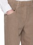  - BRUNELLO CUCINELLI - Garment Dyed Cotton Linen Suiting Pants