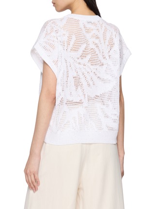 背面 - 点击放大 - BRUNELLO CUCINELLI - 镂空针织背心