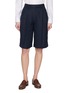 首图 - 点击放大 - BRUNELLO CUCINELLI - Pleated Viscose Bermuda Shorts