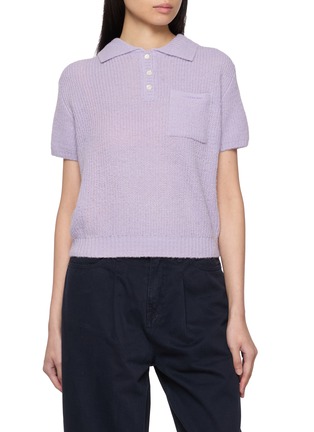 首图 - 点击放大 - SIENNE - Bach Pocket Knit Polo Top