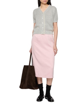 模特儿示范图 - 点击放大 - SIENNE - Rosha Short Sleeve Cardigan