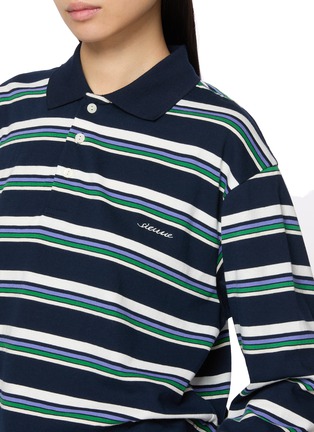  - SIENNE - Olsen Long Sleeve Striped Polo Top