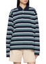 首图 - 点击放大 - SIENNE - Olsen Long Sleeve Striped Polo Top