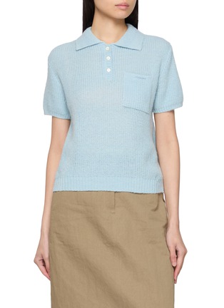 首图 - 点击放大 - SIENNE - Bach Pocket Knit Polo Top