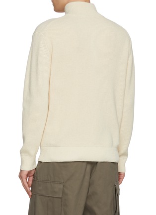 背面 - 点击放大 - JW ANDERSON - Half Zip Wool Cotton Sweater
