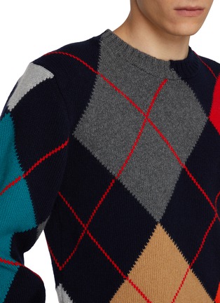  - JW ANDERSON - X Pringle Argyle Wool Sweater