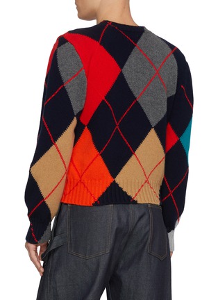 背面 - 点击放大 - JW ANDERSON - X Pringle Argyle Wool Sweater