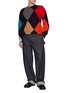 模特儿示范图 - 点击放大 - JW ANDERSON - X Pringle Argyle Wool Sweater