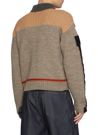 背面 - 点击放大 - JW ANDERSON - House Merino Wool Polo Sweater