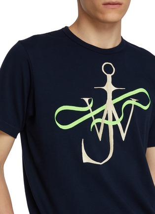  - JW ANDERSON - Ribbon Anchor Cotton T-shirt