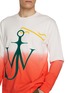  - JW ANDERSON - Half Dip Dye Anchor Cotton Sweatshirt