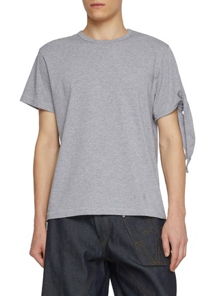首图 - 点击放大 - JW ANDERSON - Knotted Sleeve Cotton T-Shirt