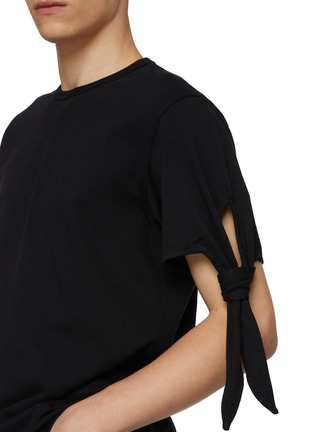  - JW ANDERSON - Sleeve Knot Cotton T-shirt