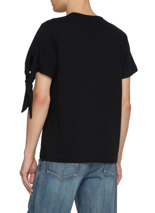 背面 - 点击放大 - JW ANDERSON - Sleeve Knot Cotton T-shirt