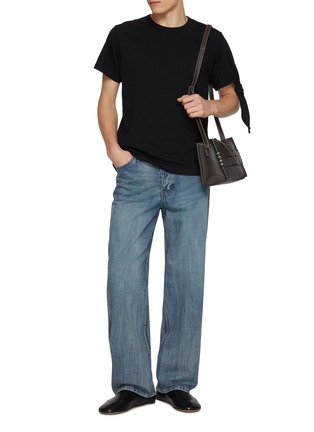 模特儿示范图 - 点击放大 - JW ANDERSON - Sleeve Knot Cotton T-shirt