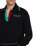  - JW ANDERSON - Contrast Trimming Cotton Cashmere Shrunken Polo Knit Sweater