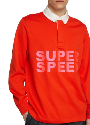  - JW ANDERSON - Long Sleeve Cotton Rugby Polo Top