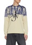 首图 - 点击放大 - JW ANDERSON - Half Dip Dye Anchor Cotton Sweatshirt