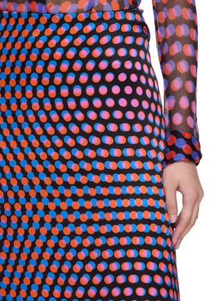  - DRIES VAN NOTEN - 波点雪纺中长半身裙