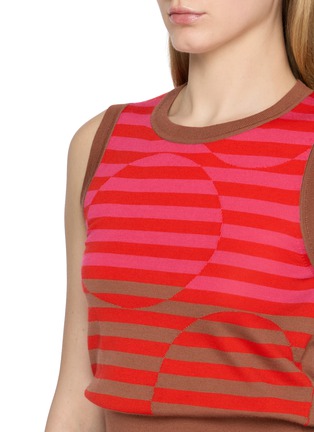  - DRIES VAN NOTEN - TAJA 条纹针织背心