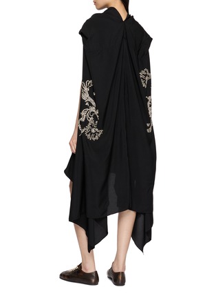 背面 - 点击放大 - DRIES VAN NOTEN - Ducya Embroidered Cape Dress