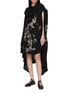 模特儿示范图 - 点击放大 - DRIES VAN NOTEN - Ducya Embroidered Cape Dress