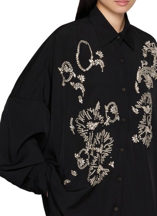  - DRIES VAN NOTEN - 刺绣廓形衬衫
