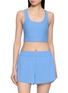 首图 - 点击放大 - BEYOND YOGA - Spacedye Wrap-Back Cropped Knit Tank