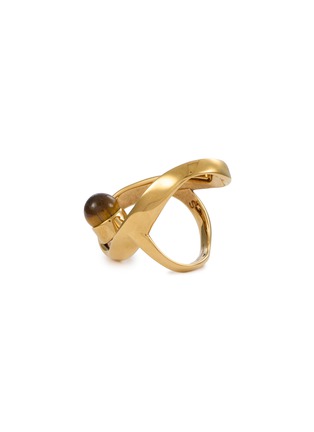 细节 - 点击放大 - DRIES VAN NOTEN - Irregular Waved Ring — Size S
