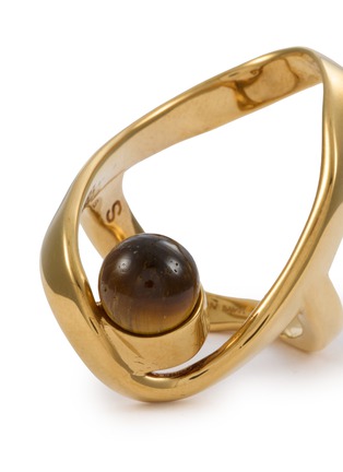 细节 - 点击放大 - DRIES VAN NOTEN - Irregular Waved Ring — Size S
