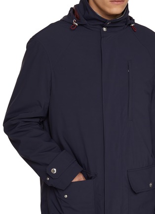  - BRUNELLO CUCINELLI - 连帽中长款机能风衣