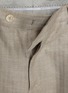 细节 - 点击放大 - BRUNELLO CUCINELLI - Flap Pocket Single Breasted Cashmere Silk Herringbone Suit