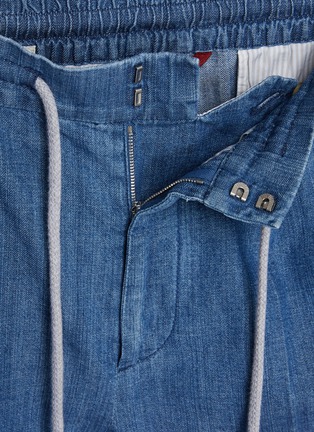  - BRUNELLO CUCINELLI - 抽绳牛仔长裤