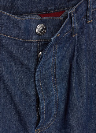  - BRUNELLO CUCINELLI - 双褶直筒牛仔裤