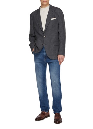 模特儿示范图 - 点击放大 - BRUNELLO CUCINELLI - 单排扣西服外套