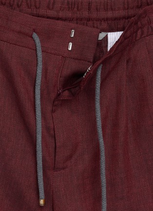 - BRUNELLO CUCINELLI - 系带褶裥长裤
