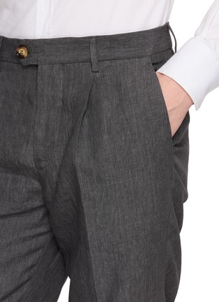  - BRUNELLO CUCINELLI - 褶裥锥形长裤