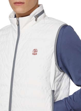  - BRUNELLO CUCINELLI - 立领绗缝马甲