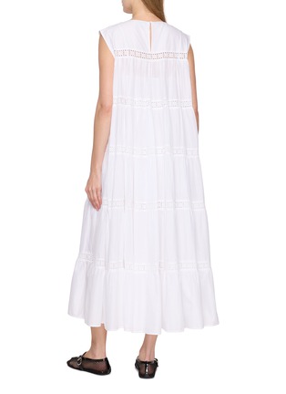 背面 - 点击放大 - MERLETTE - Cap Sleeve Tiered Maxi Dress