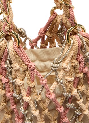 细节 - 点击放大 - ROSANTICA - Cefalù Strass Net Shopper Bag