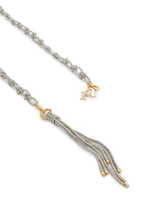 细节 - 点击放大 - ROSANTICA - Small Capri Crystal Embellished Yarn Strap