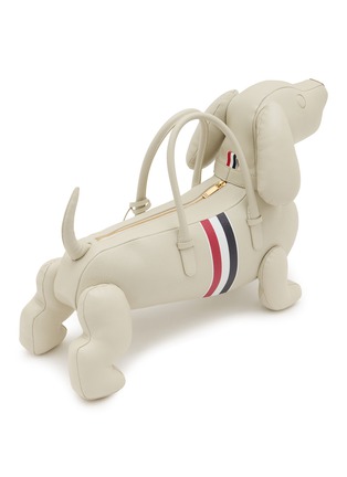 细节 - 点击放大 - THOM BROWNE - Hector Pebble Grain Leather Bag