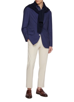 模特儿示范图 - 点击放大 - BRUNELLO CUCINELLI - 单排扣西服外套