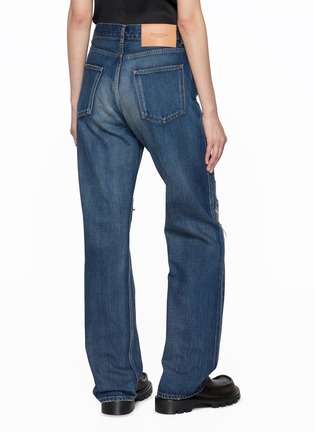 背面 - 点击放大 - JW ANDERSON - Distressed Straight Leg Jeans