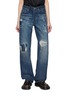 首图 - 点击放大 - JW ANDERSON - Distressed Straight Leg Jeans
