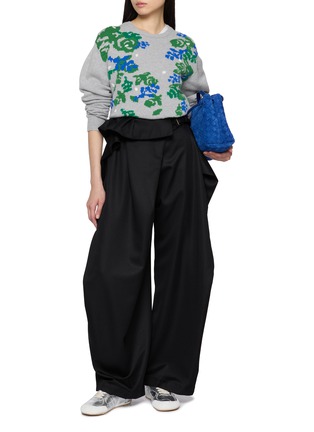模特儿示范图 - 点击放大 - JW ANDERSON - Fold Over Wool Trousers