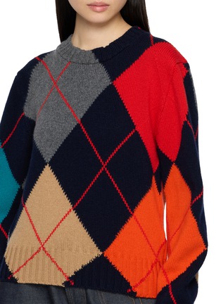  - JW ANDERSON - X Pringle Argyle Wool Knit Sweater