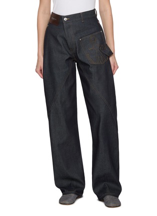 首图 - 点击放大 - JW ANDERSON - Twisted Dark Wash Workwear Jeans