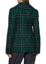 背面 - 点击放大 - JW ANDERSON - Cinched Waist Plaid Double Breasted Blazer